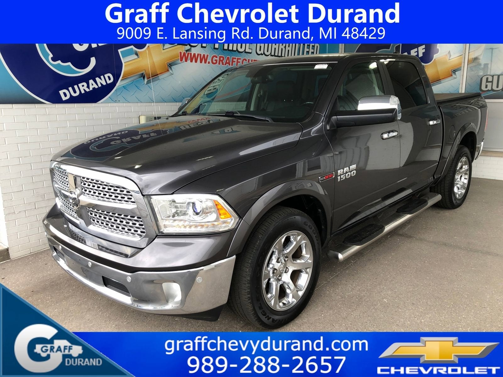 2017 RAM 1500 Laramie Crew Cab 4x4 5'7" Box