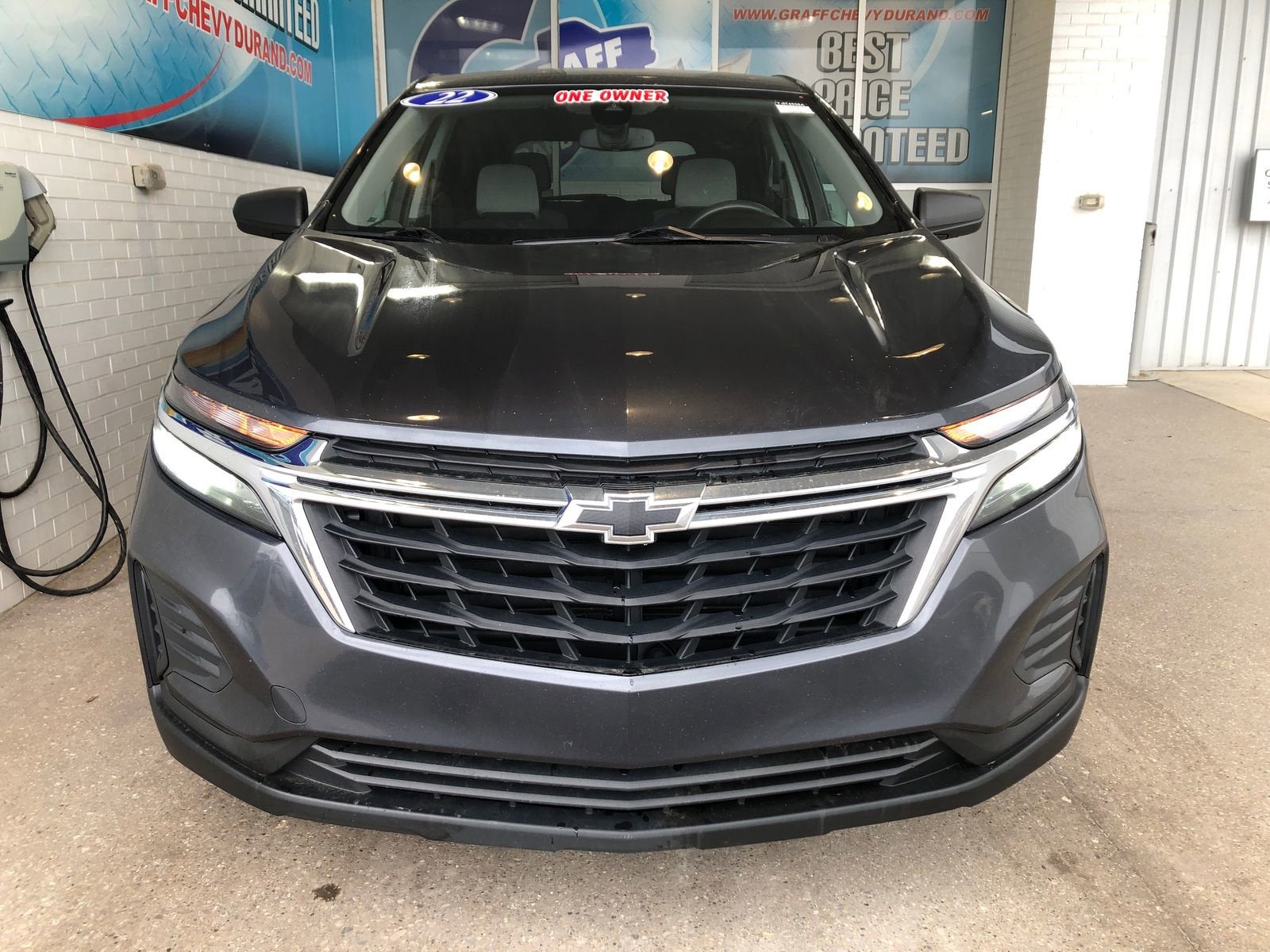 Used 2022 Chevrolet Equinox LS with VIN 3GNAXHEV2NS204051 for sale in Durand, MI
