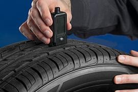 $100 rebate* on the purchase and installation of a set of four select tires